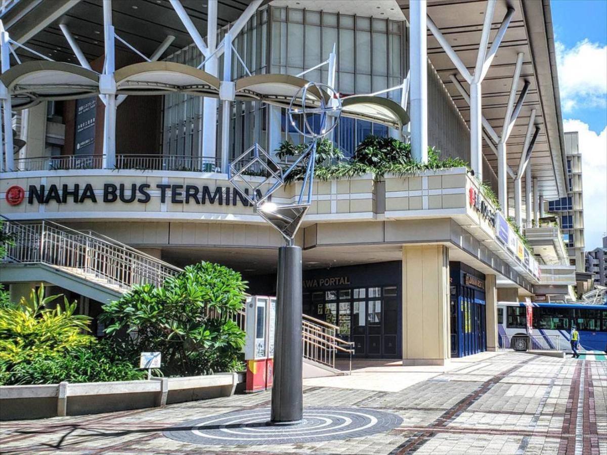 かりゆしコンドミニアムリゾート那覇スカイリビングホテル旭橋駅前 Naha Ngoại thất bức ảnh